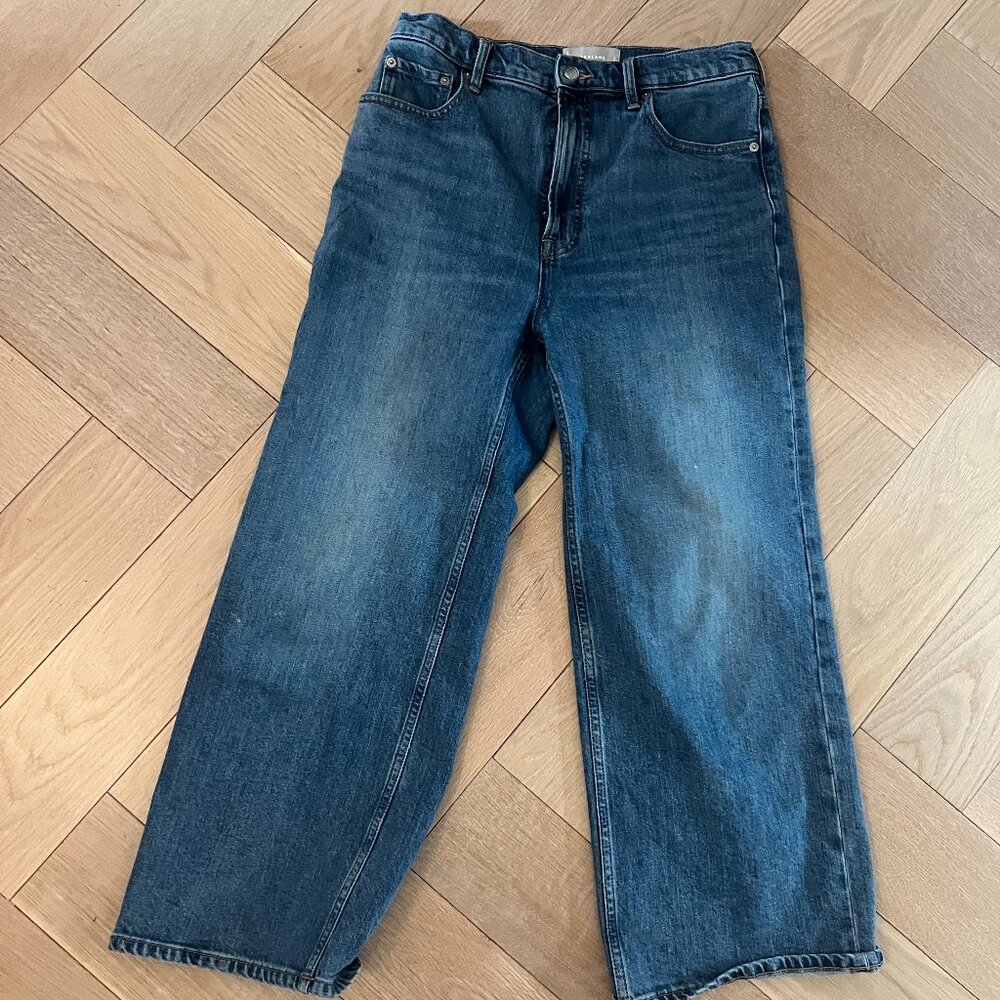 Everlane Way-High Wide Leg Flare Jeans